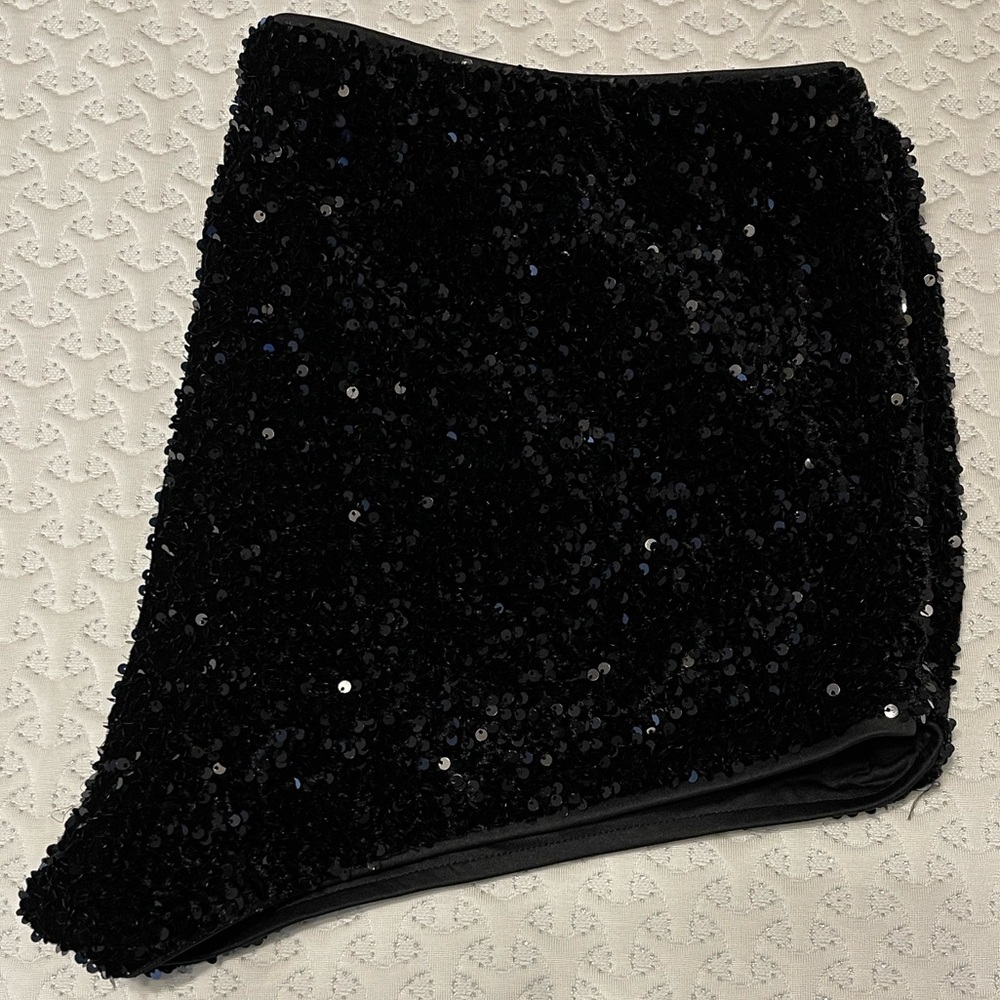 Wild Fable Black Sequin Micro shorts